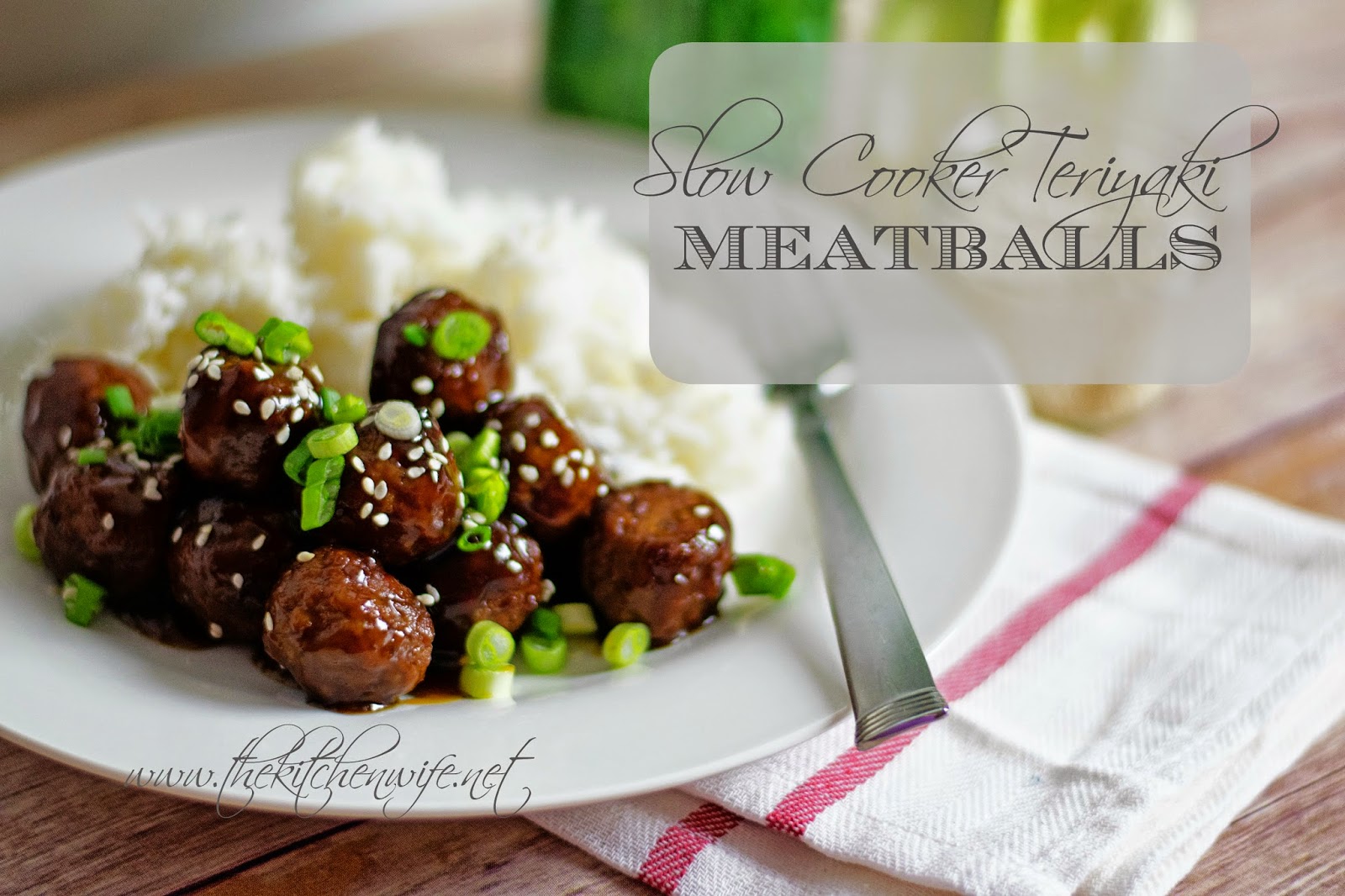 Crockpot Teriyaki Meatballs The Kitchen Wife