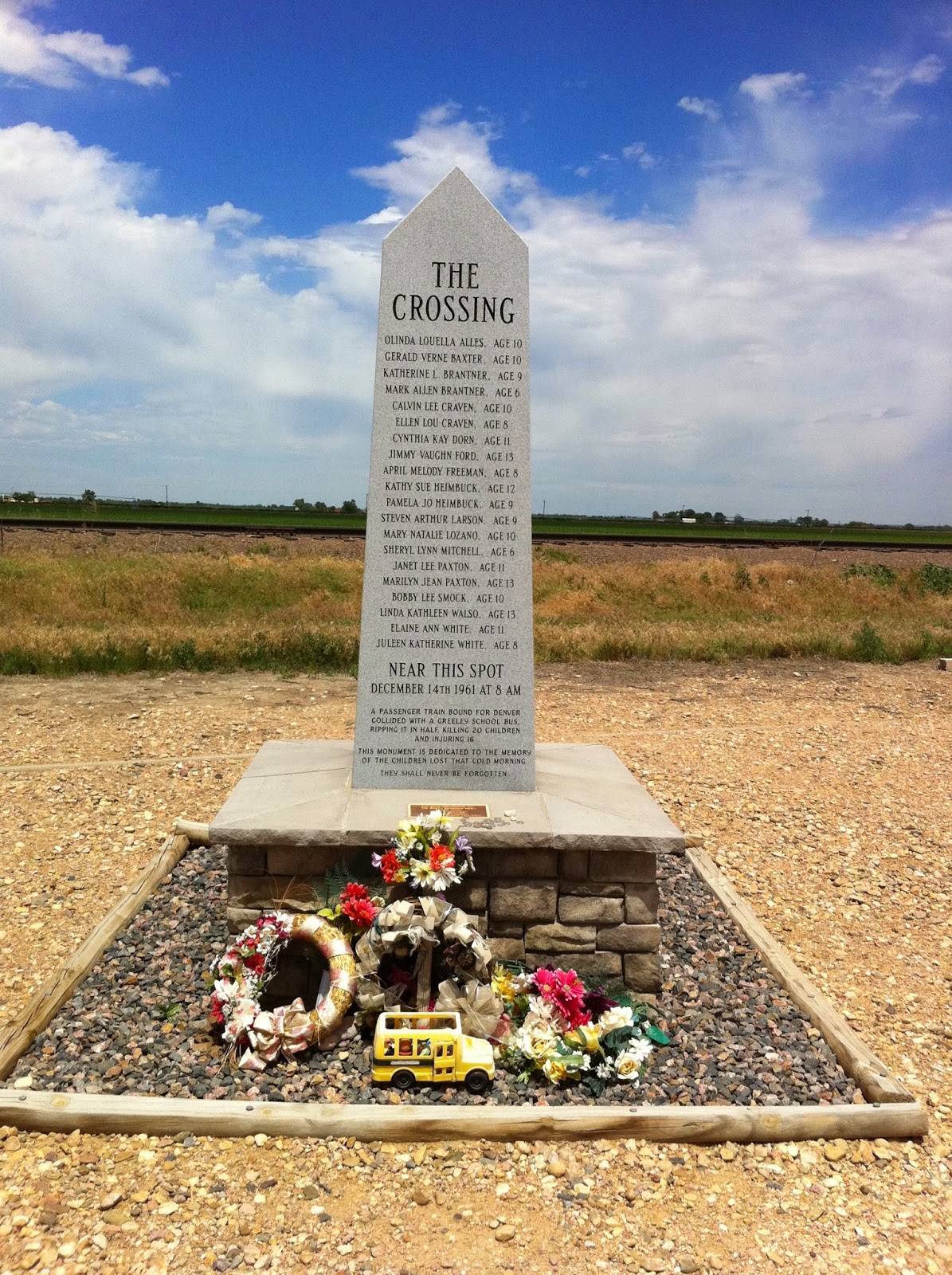 Disasterous History Evans, Colorado Bus/Train crash