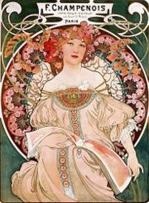 Poster by Alfons Mucha