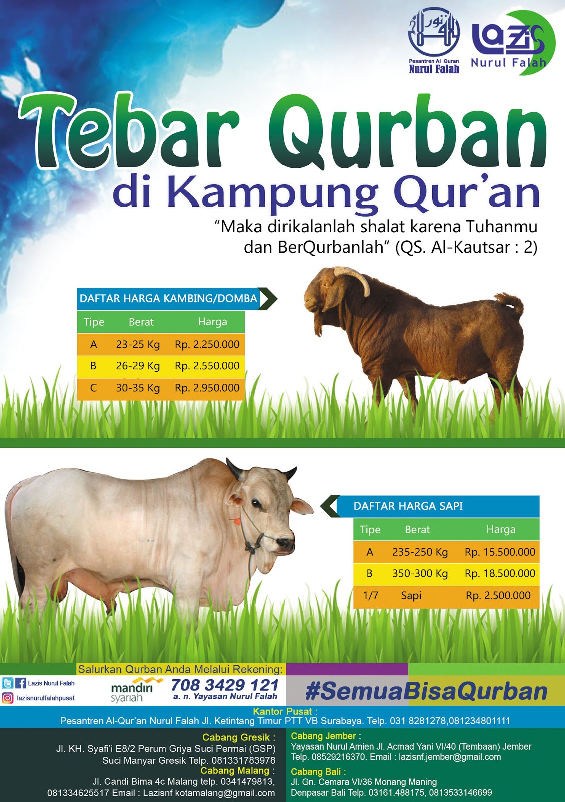 Tebar Qurban Di Kampung Qur'an