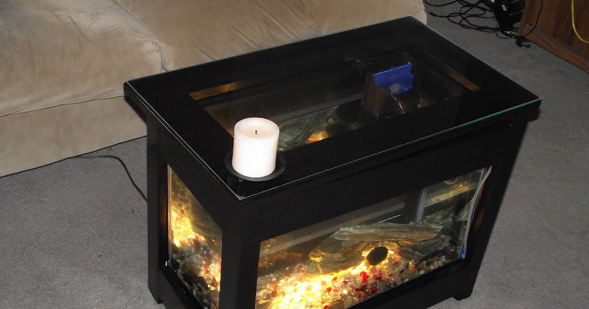 Jose's DIY Ideas Fish tank coffee table