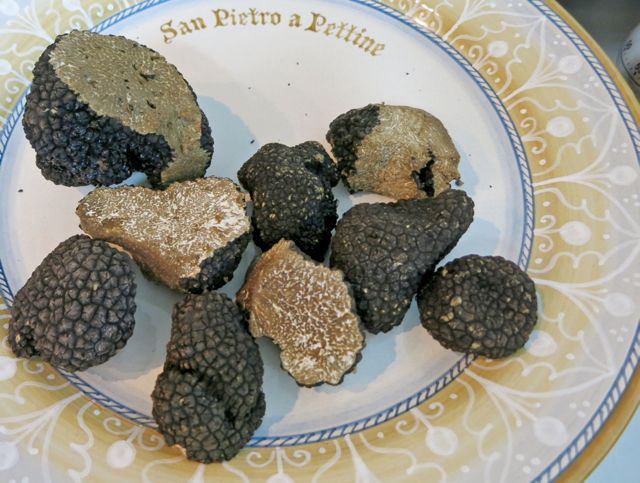 Truffles ready for cooking Truffles ready for cooking