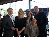 Ian and Jacqueline Harvey with Glenn, Sarah and Holly McGrath
