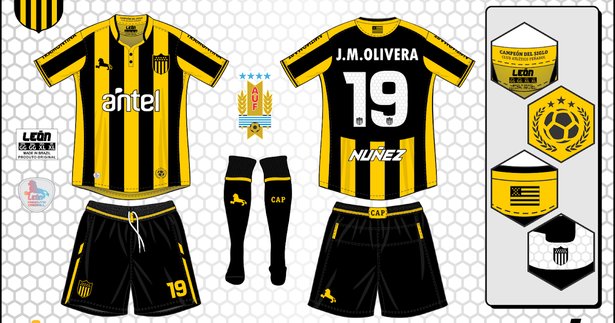 Le U00f3n Mockups De Camisas De Futebol E Uniformes
