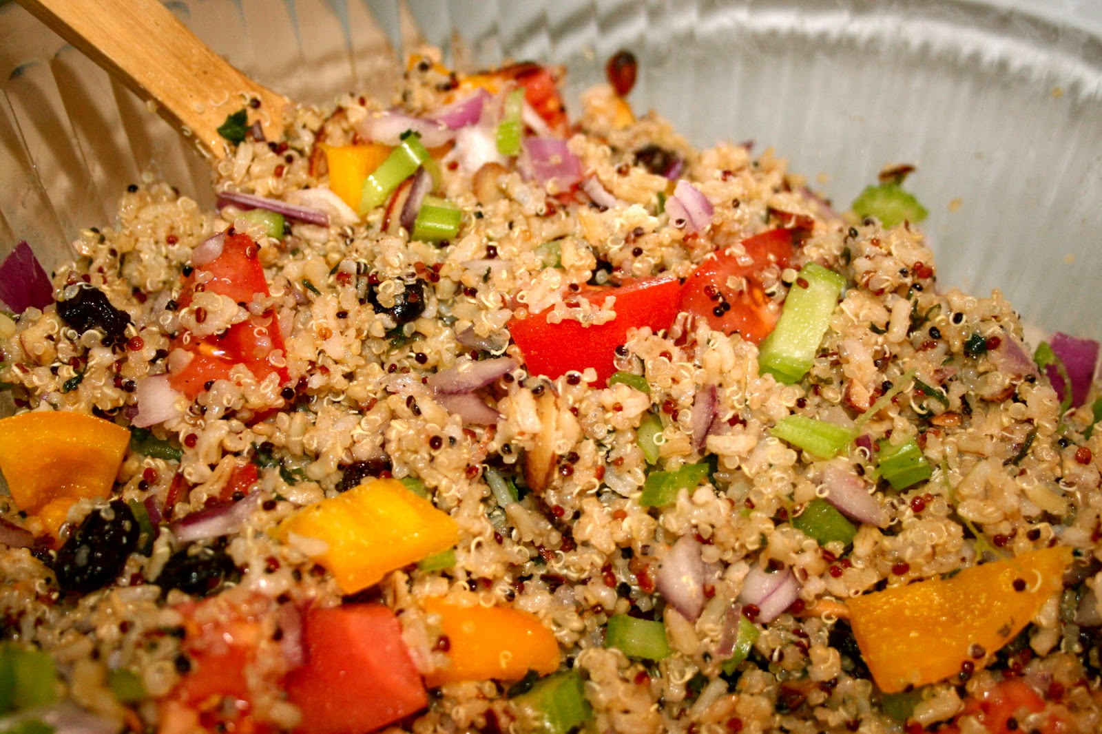 Love Handling Food Cool QuinoaBrown Rice Salad