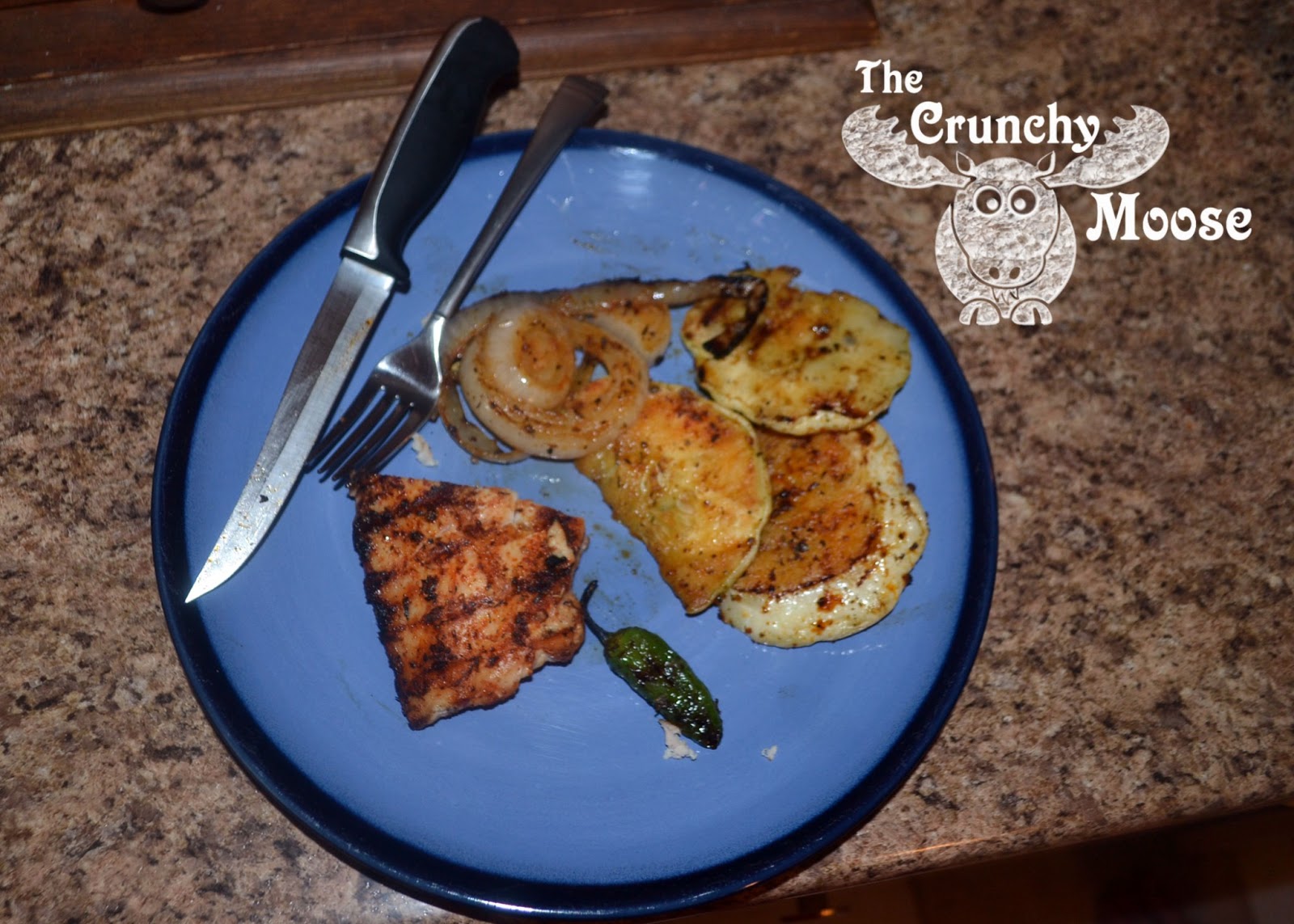 The Crunchy Moose Grilled Chicken & Patty Pan Squash