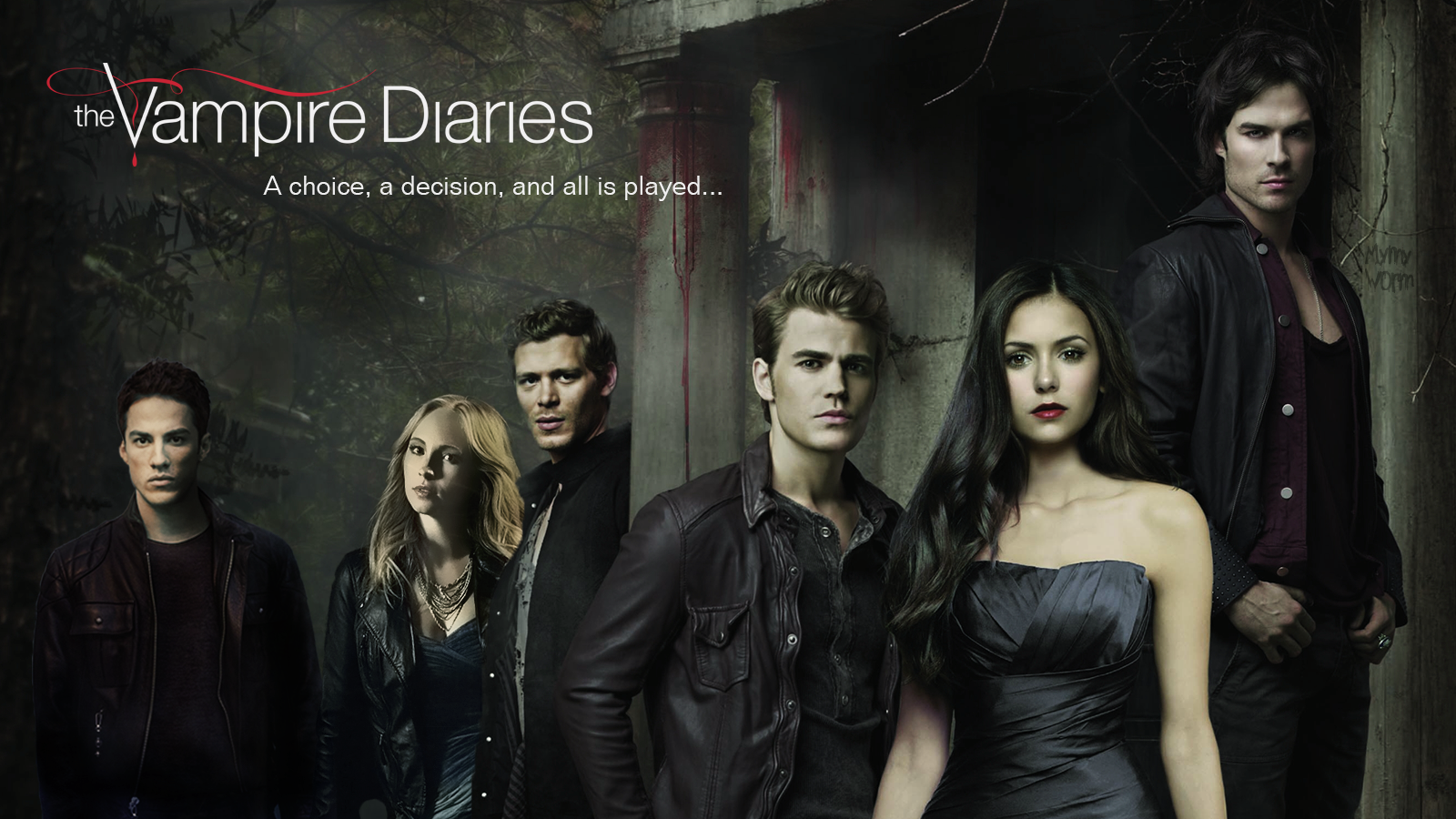 ... | Pictures, Images, Streaming, Videos: Damon and Elena wallpaper