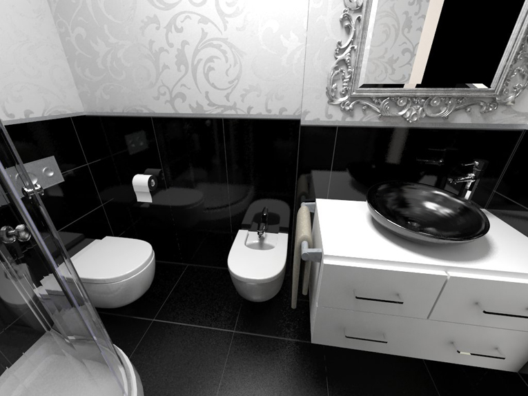 DUSCHOLUX SPAIN MAMPARAS DE BAÑO A MEDIDA: Look Black & White: de las