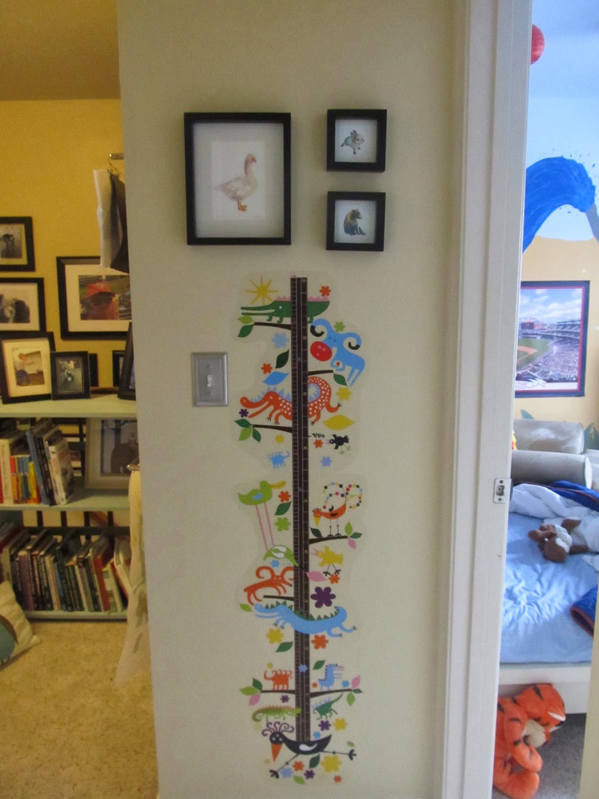 Half Finished House Home Made Height Chart