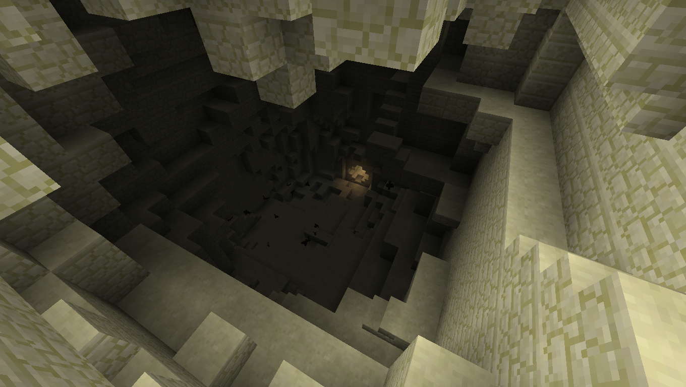 encontre unas ruinas en minecraft