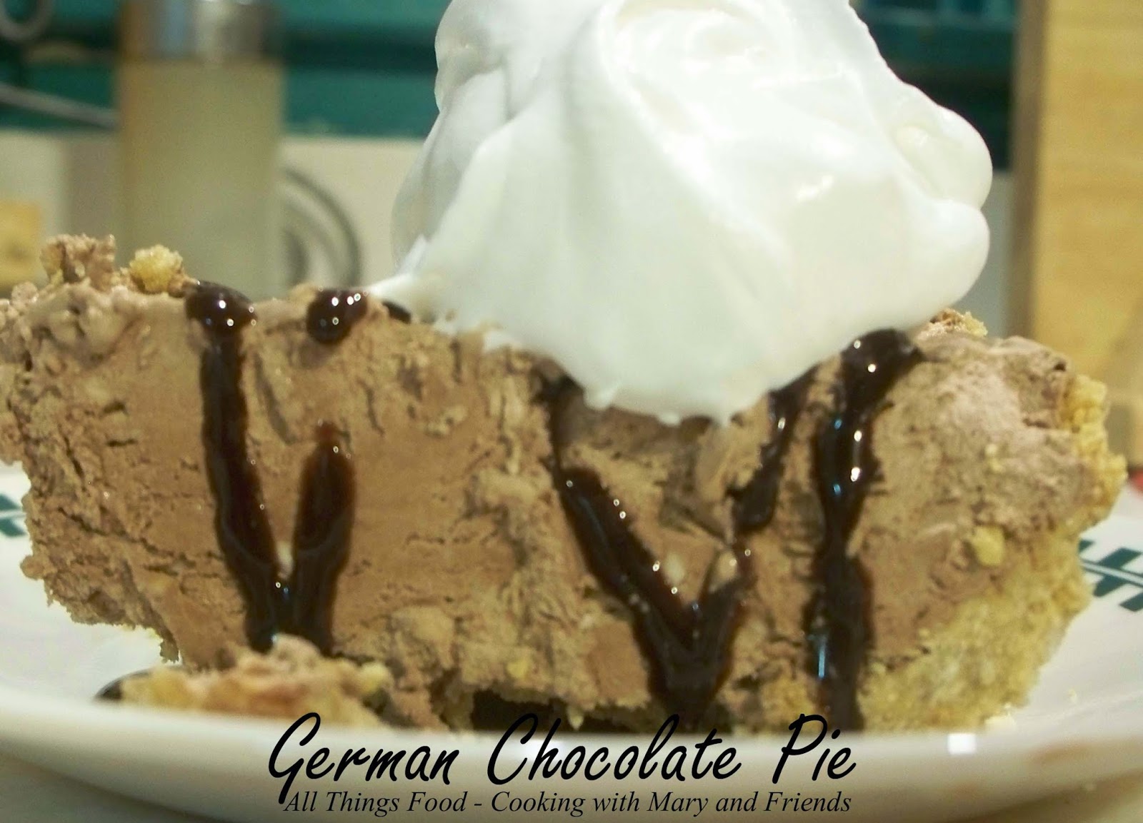 Cooking With Mary and Friends Frozen German Sweet Chocolate Pie