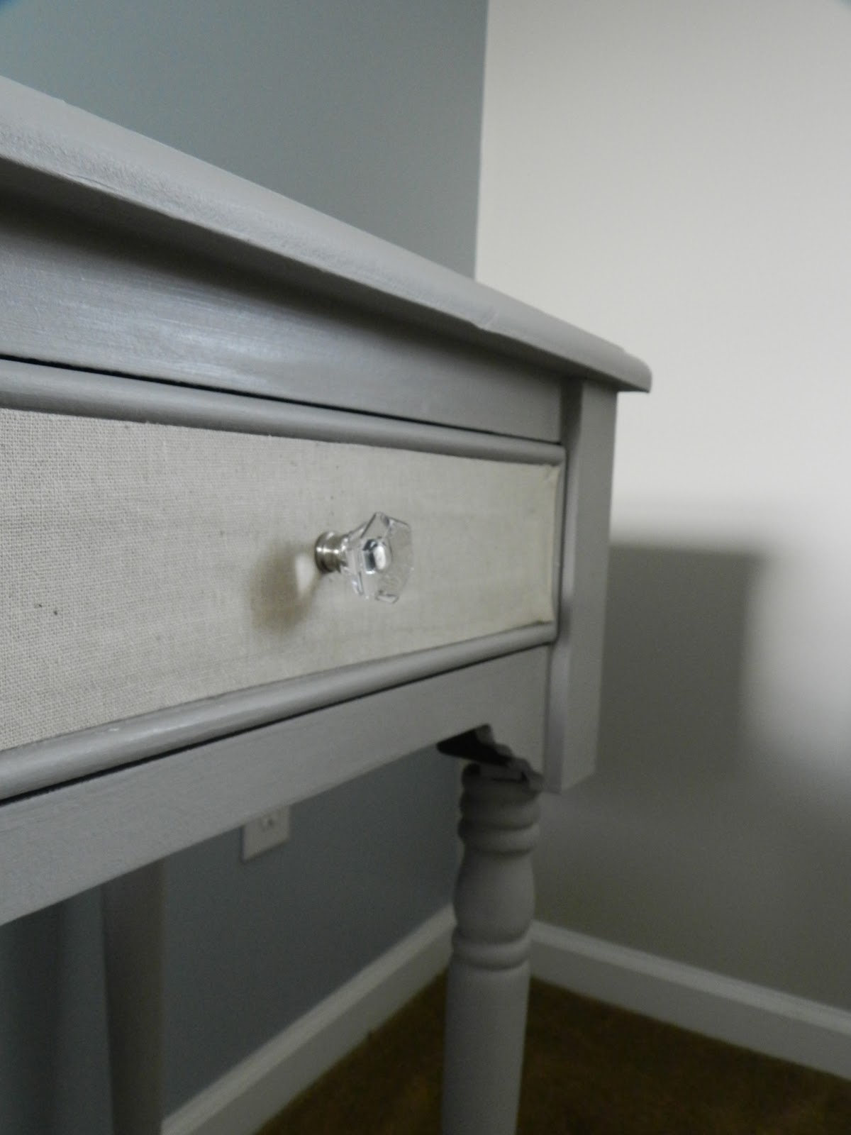 Giraffe Legs Nightstand redo