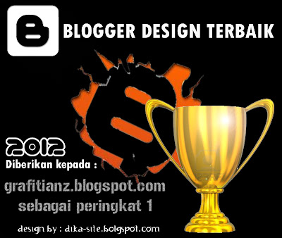 Award Blogger Design Terbaik Dari Catatan Anak SMA