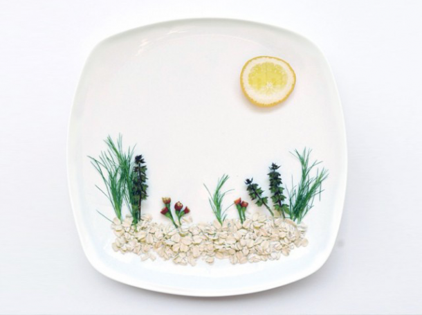 فن الطعام اللذيذ لوحات مذهلة من الأكل Creativity-with-Food11-640x478-@InspirationsWeb.com_-610x455