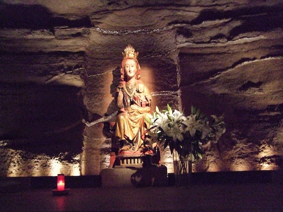 Image result for Santa Maria de Real El Monasterio cave