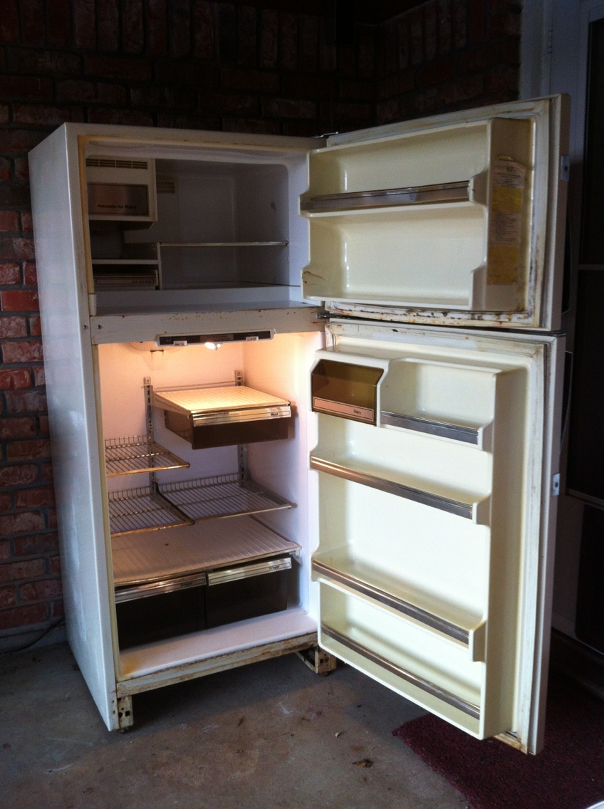 The Crafty Geeks LSU Refrigerator