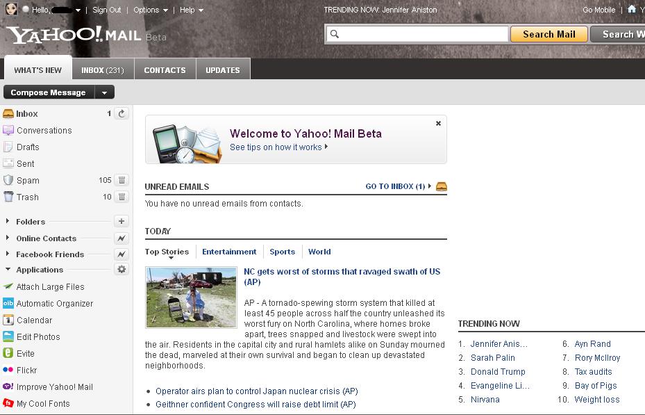 Yahoo! Mail is upgrading Jet's Technical Side