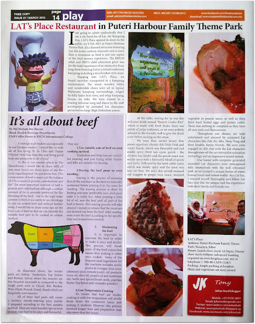 Johor Kaki in The Iskandarian, Official Newspaper of Iskandar Malaysia Iskandarian