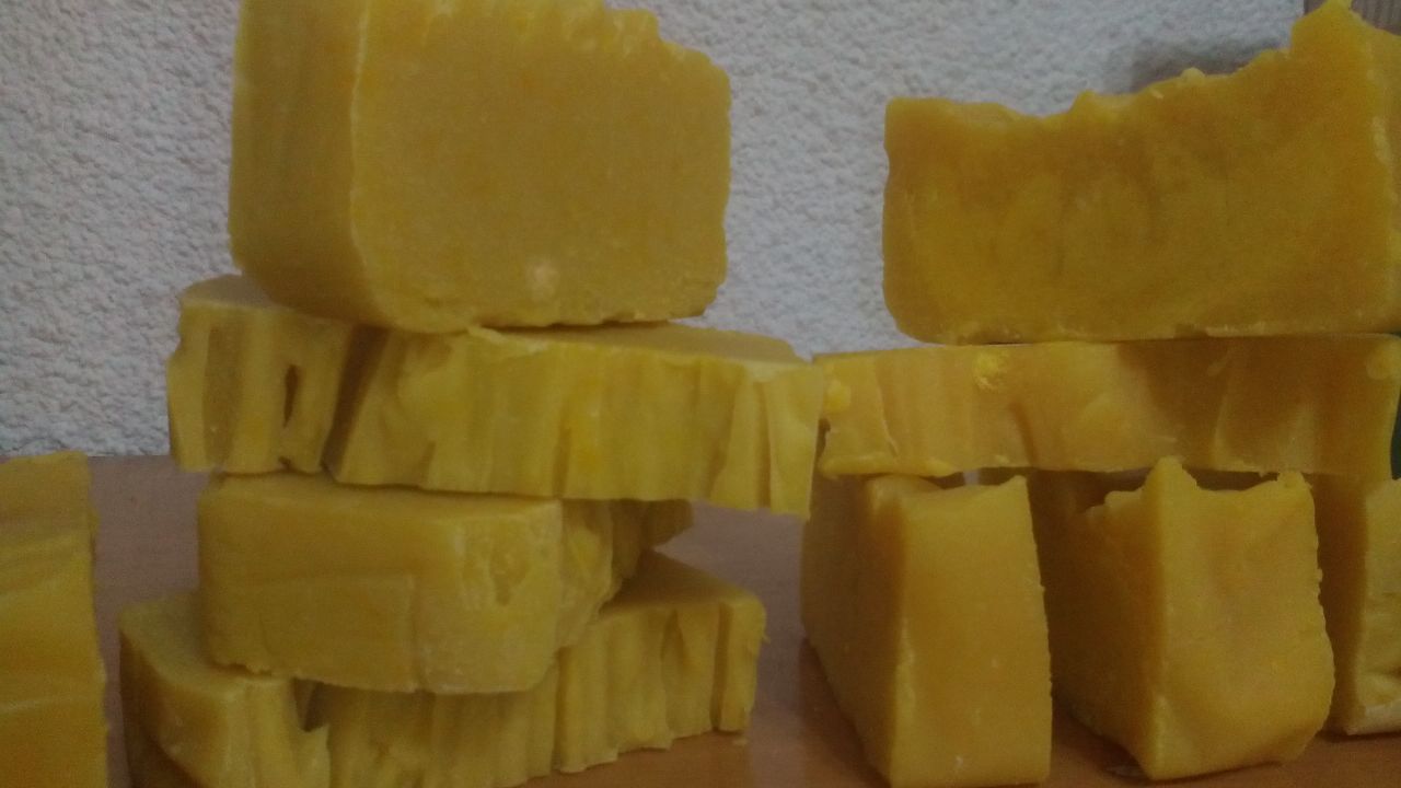 Pastillas de jabón de mango