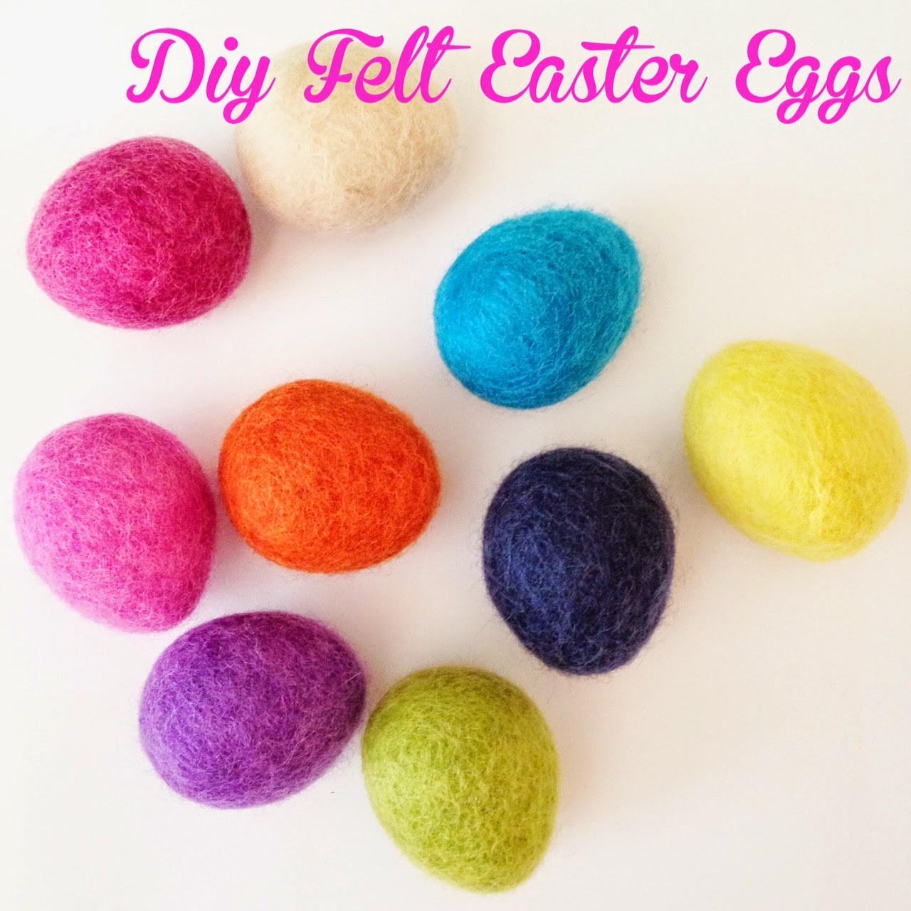 SaSea Decor DIY Felt Easter Eggs