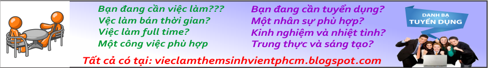 Công ty in ấn quảng cáo, việc làm sinh viên, việc làm part time