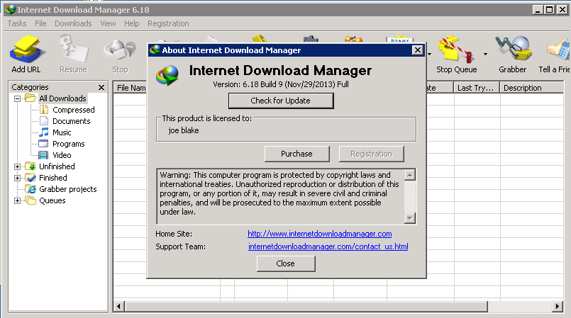 Internet Download Manager 6.18 Serial Number Crack Download