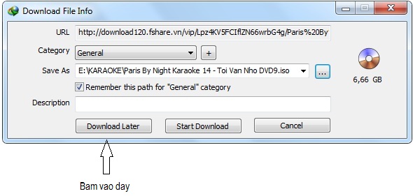 Cách download bằng tài khoản Vip kết hợp với Fshare tool và IDM