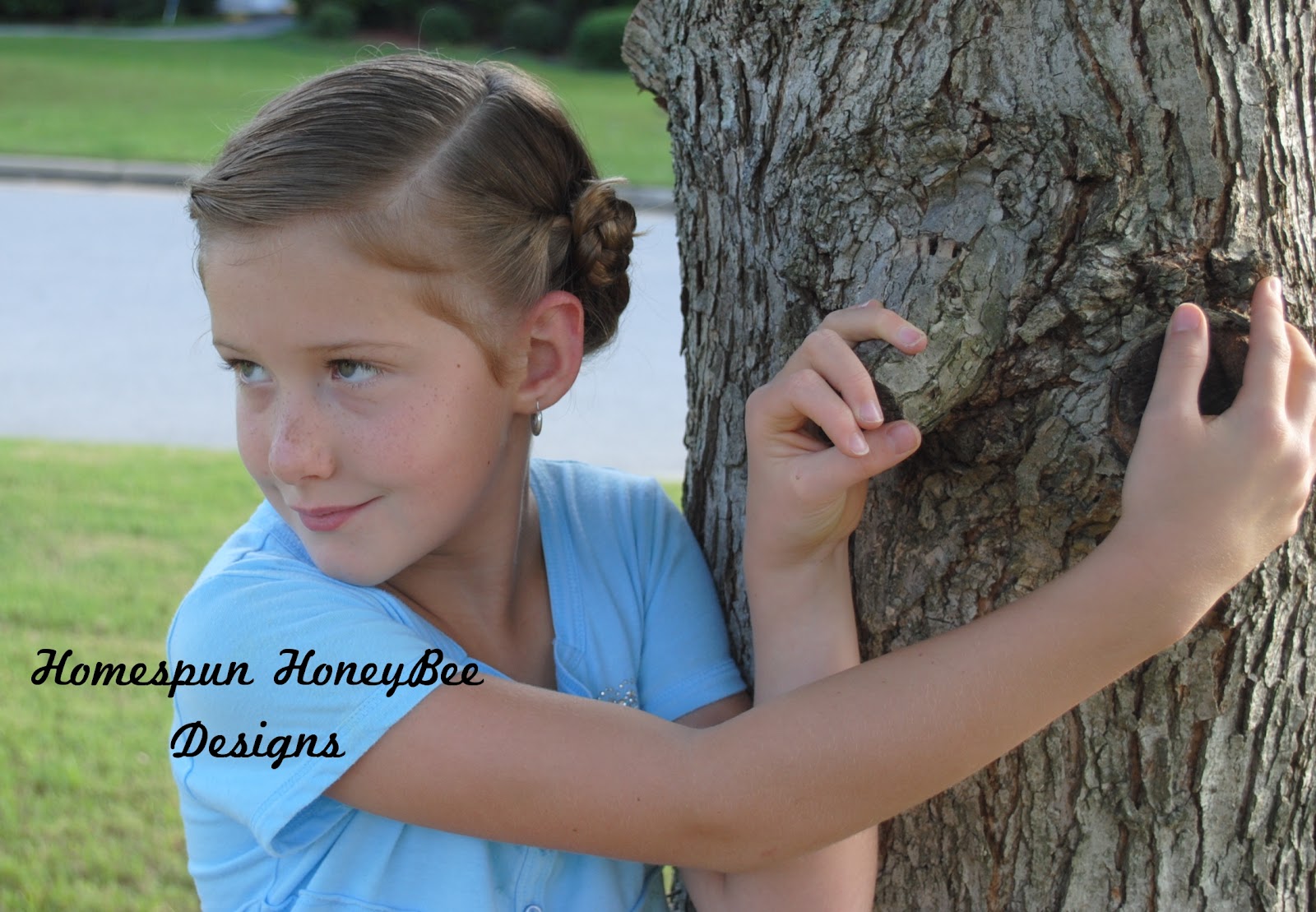 Braid Headband With Side Bun