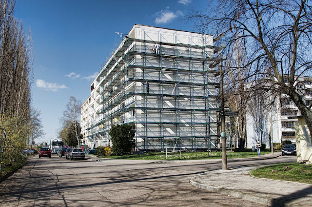 Baustelle Sanierung Anna-Ebermann-Straße / Wartenberger Straße 44, 13053 Berlin, 27.03.2014