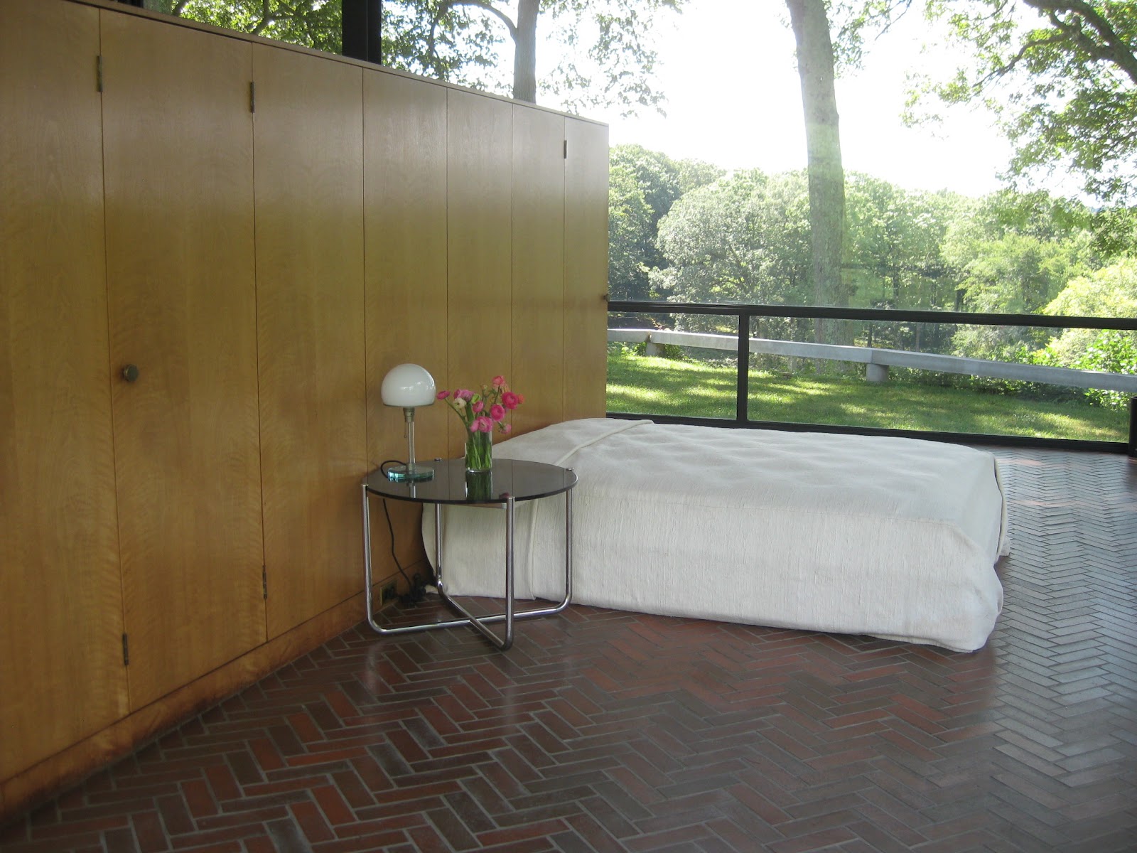 Inside Philip Johnson's Glass House OK