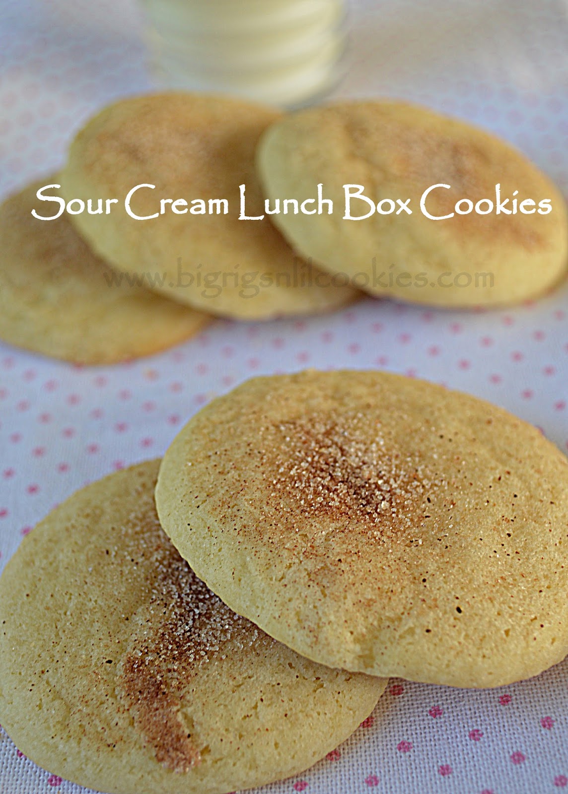 Big Rigs 'n Lil' Cookies Sour Cream Lunch Box Cookies