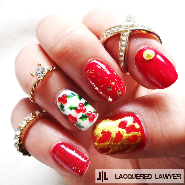 lacquered lawyer nail art