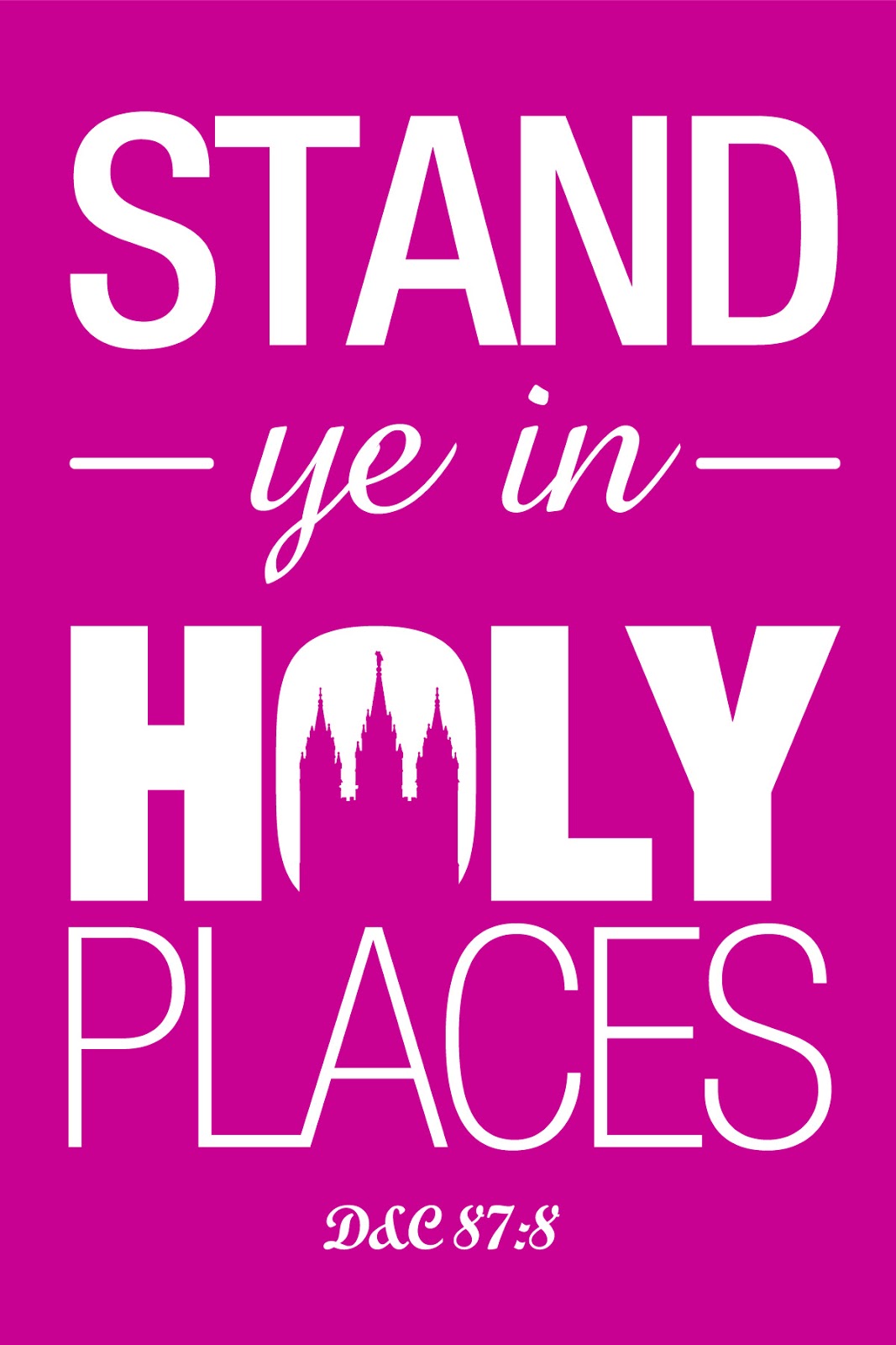 "Stand Ye in Holy Places" Diary of a Mormon Girl