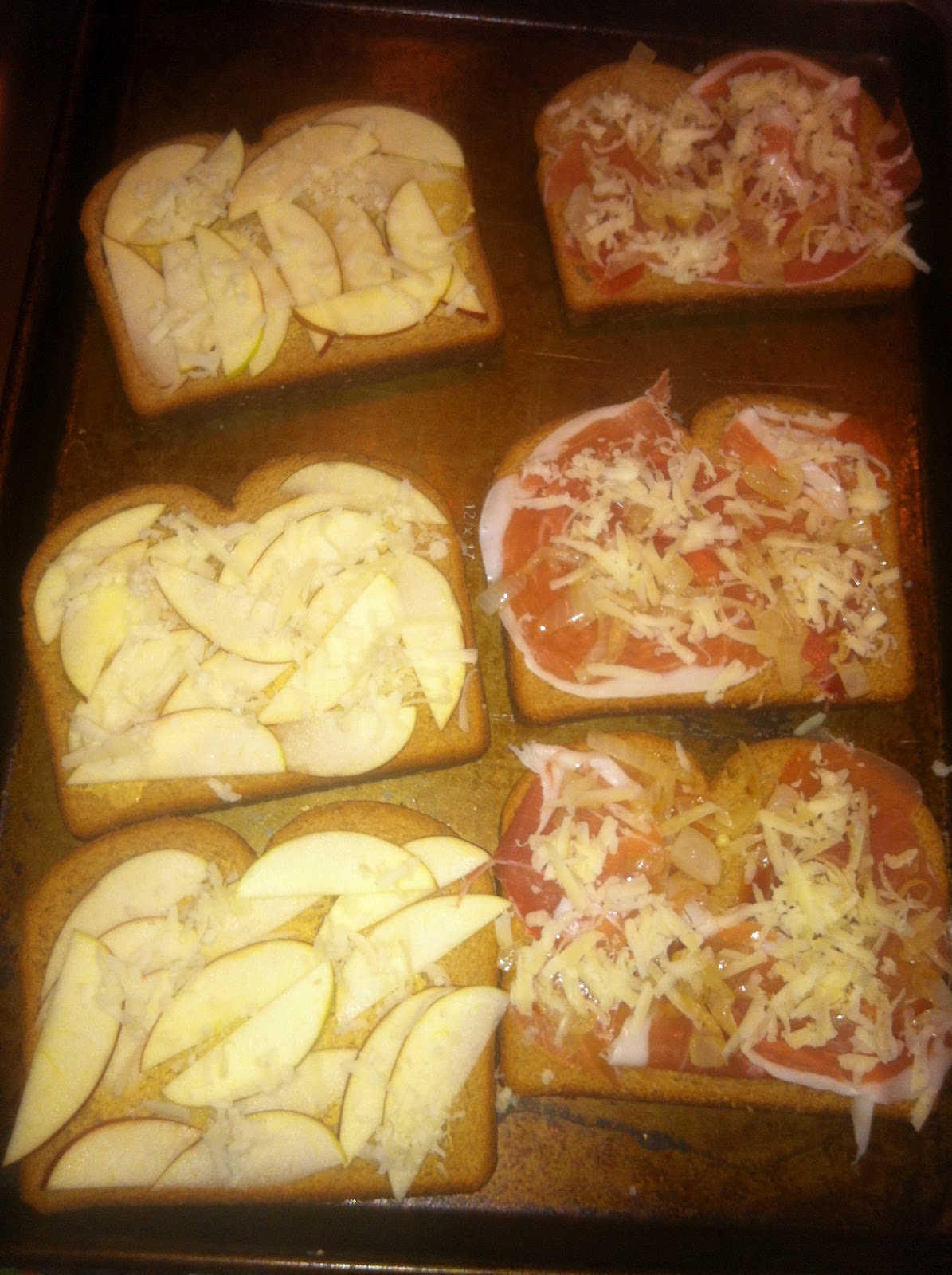 Nutritious and Delicious Prosciutto, Gruyere, and Apple Hot Sandwich