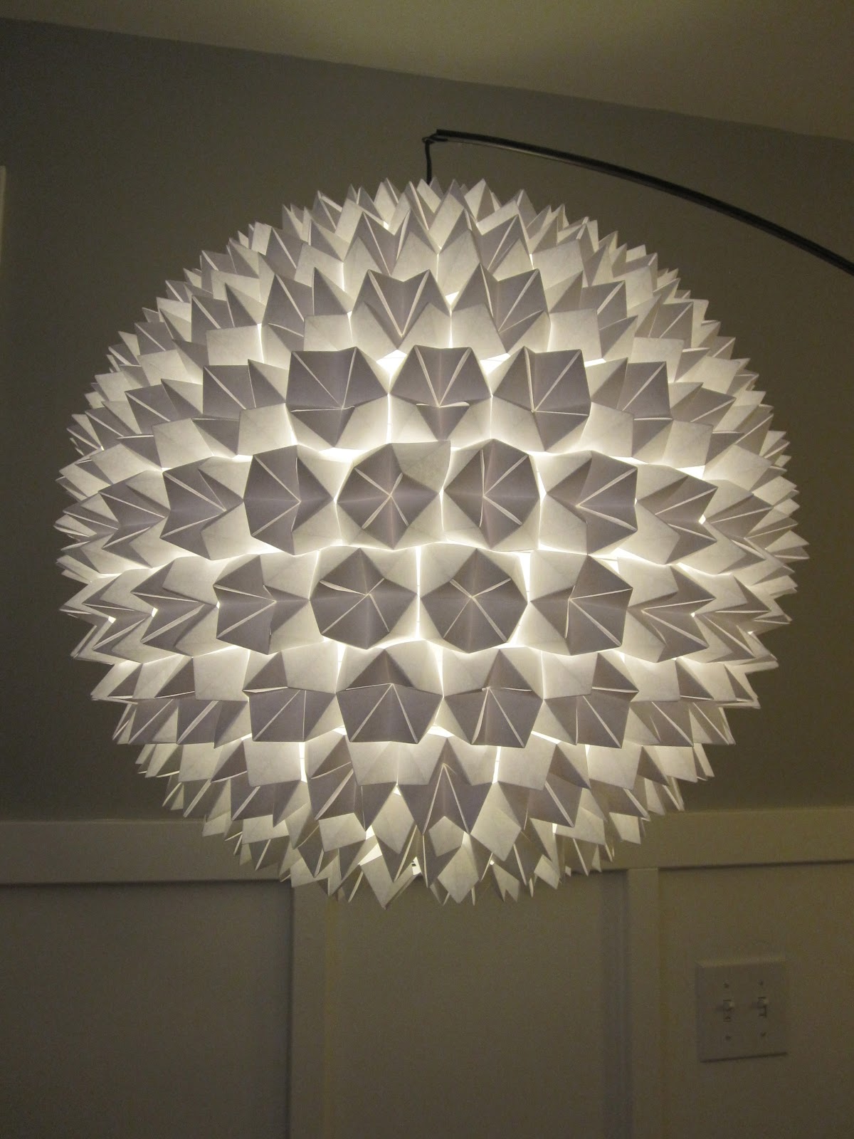 Beautifully contained: fortune teller paper lantern