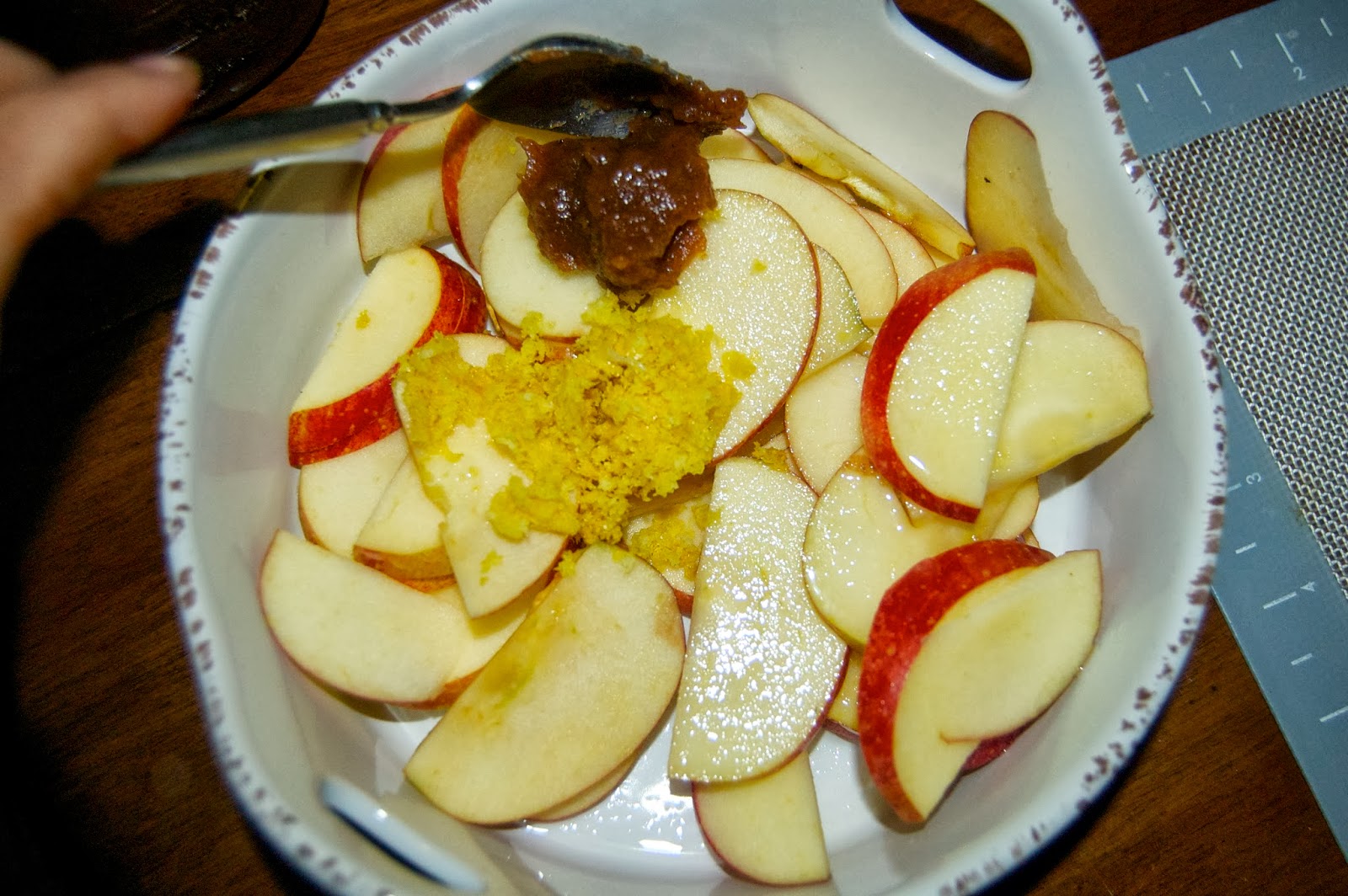 Cooking for Kishore Jersey Fresh Apples!