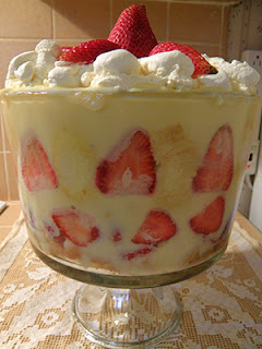 Trifle Overflowing Trifle Dish