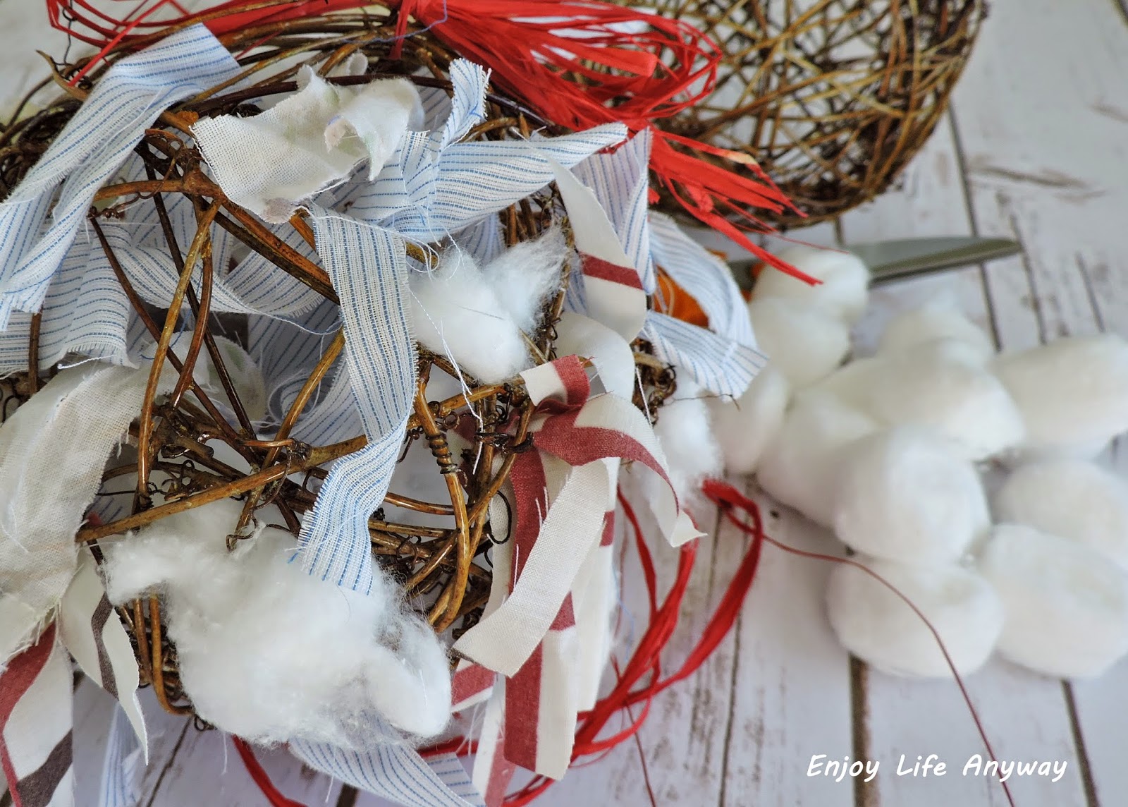 Enjoy Life Anyway DIY Wild Bird Nesting Balls,