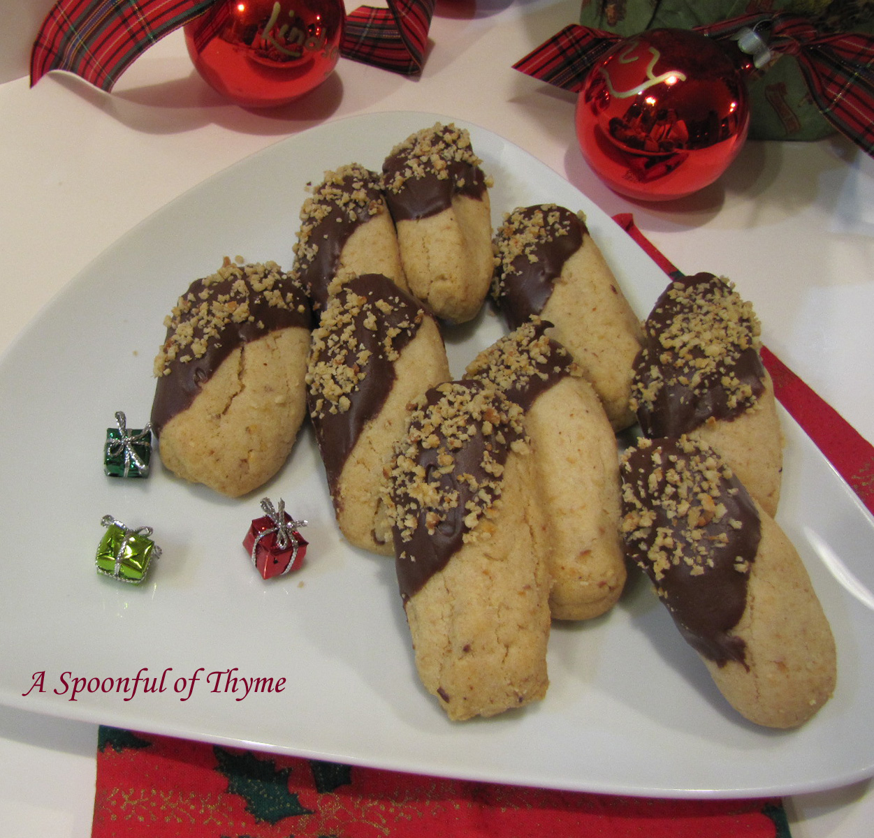 Hazelnut Shortbread Sticks