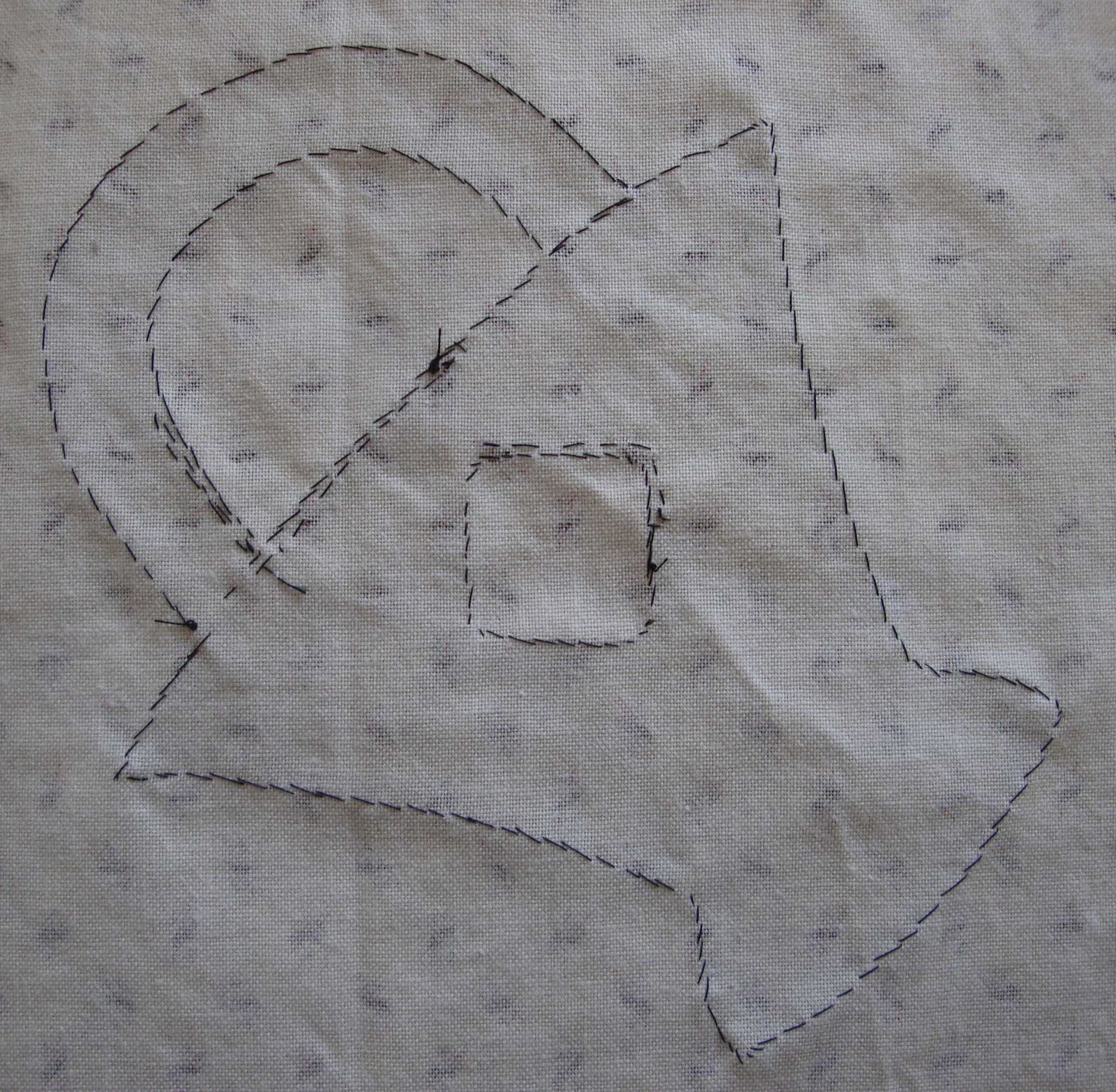 FABRIC THERAPY Glue stick applique, the tutorial PART THREE...