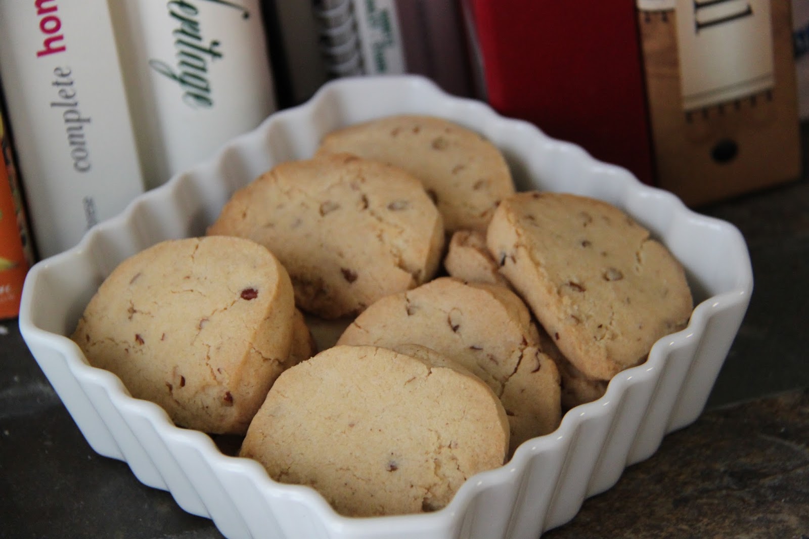 pecän a recipe blog Maw's Refrigerator Cookies (Shortbread Cookies)