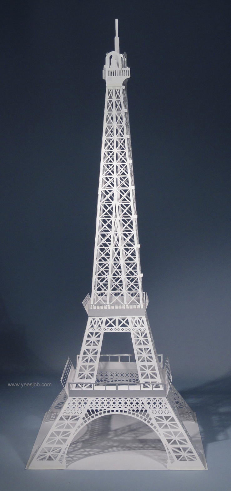 The Kingdom of Origami Architecture: Eiffel Tower Origami Architecture