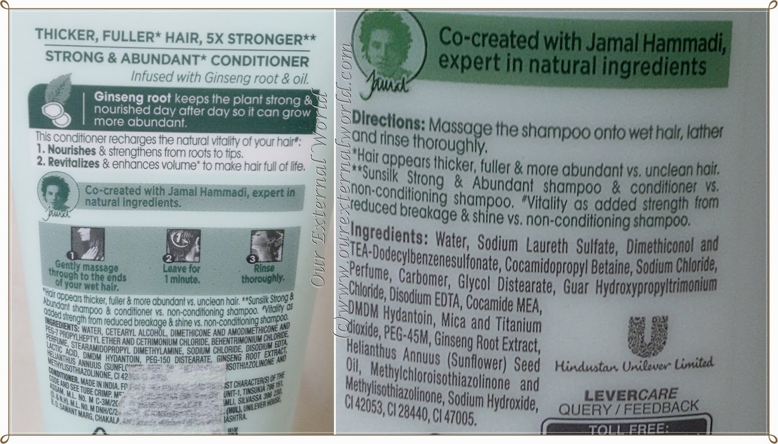 Sunsilk Natural Recharge Shampoo & Conditioner Review