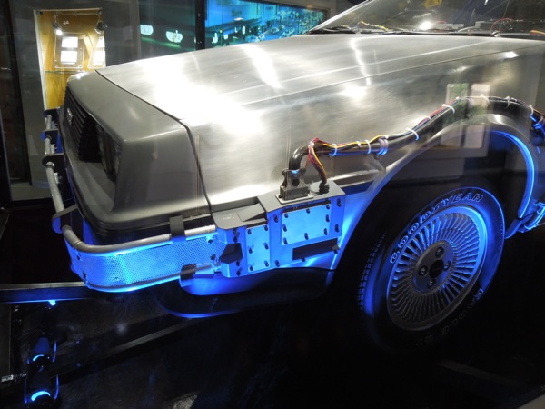 DeLorean Time Machine detail DeLorean Time Machine detail