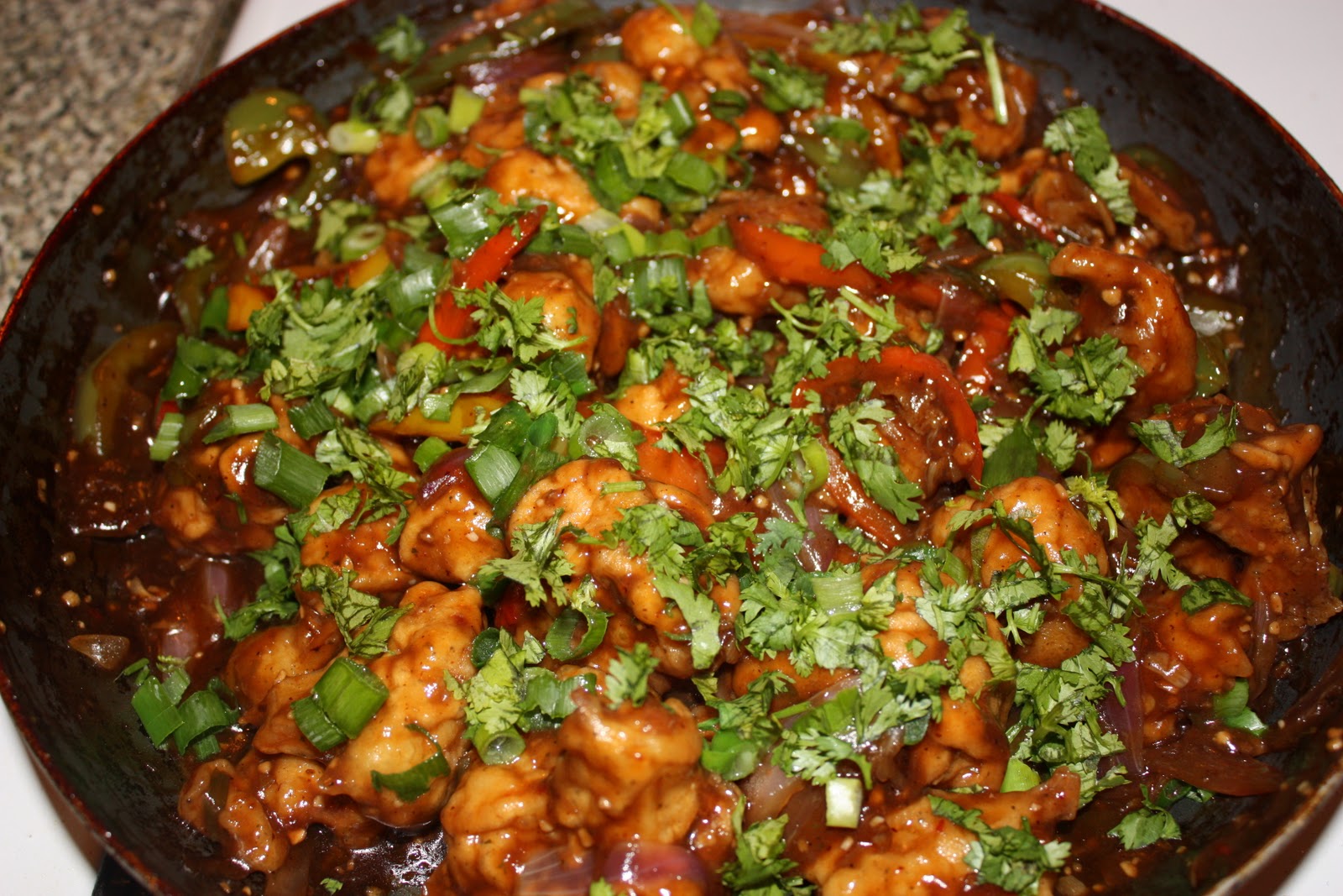 Meghu's Taste Buds Gobi Manchurian ) ) ) Dry / Gravy