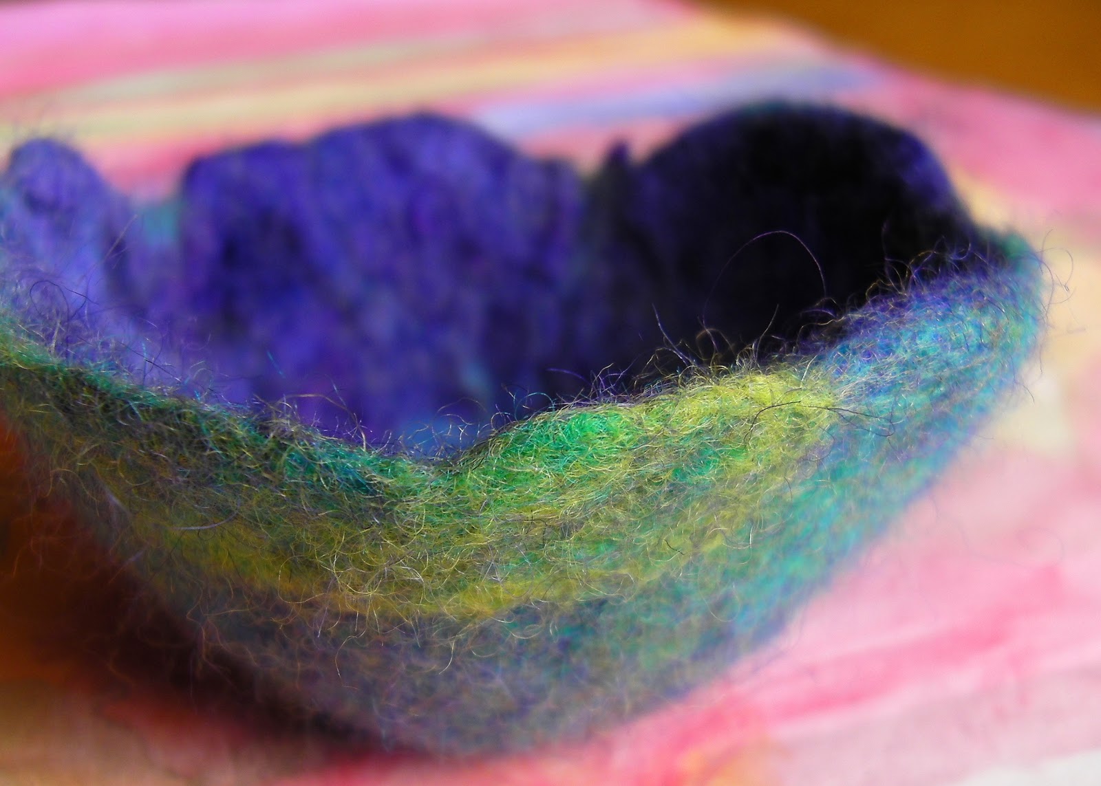 Hinterland Mama Wet Felted Free form Bowl