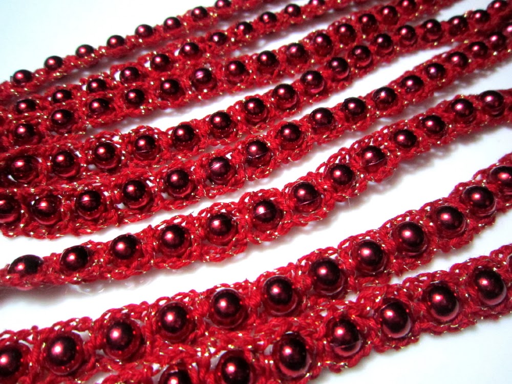 Magical Crafts Crocheted Bead Garland