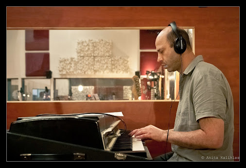 Guillermo Klein grabando en Casa Frida Estudio