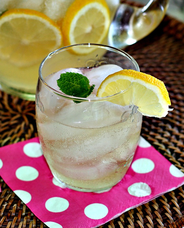 Recipes For Divine Living Sparkling Ginger Lemonade