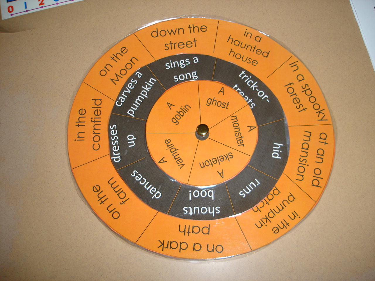 Writing Wheel